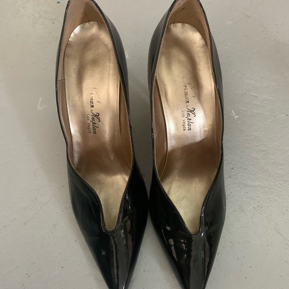 Black patent leather high heels - Picture 2 of 3